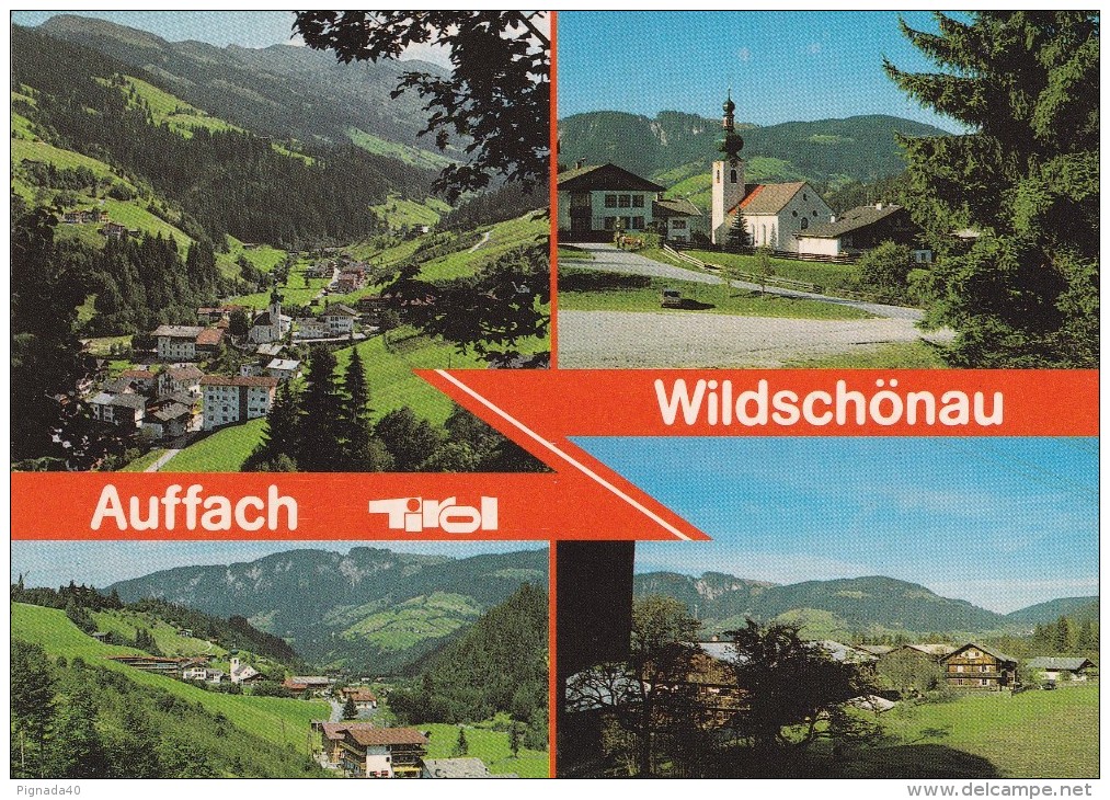 Cp , AUTRICHE , AUFFACH , Hochtal Wildschönau , Tirol , Multi-Vues - Wildschönau