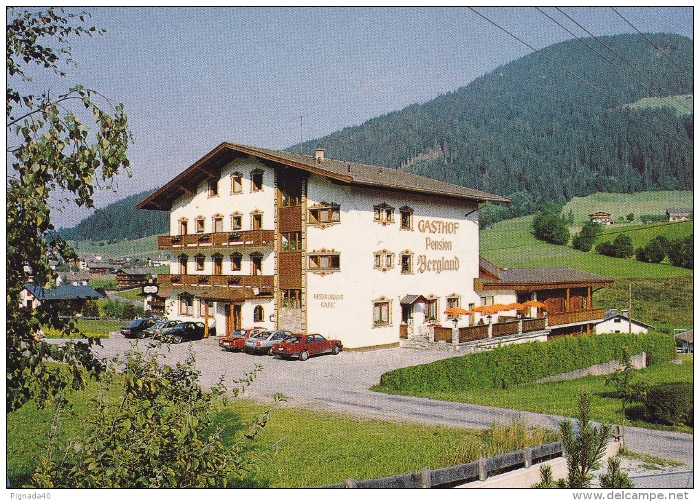 Cp , AUTRICHE , OBERAU-WILDSCHÖNAU , Gasthof-Pension Bergland , Tirol - Wildschönau