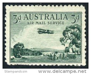 Australia C1 Mint Hinged 3p Airmail From 1929 - Nuevos