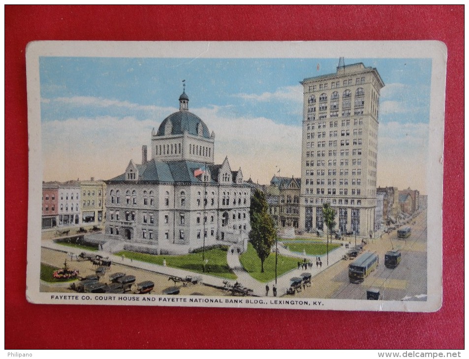 Kentucky > Lexington – Fayette Co Court House National Bank Not Mailed        Ref 1230 - Lexington – Fayette