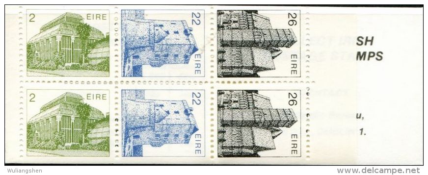 ER0128 Ireland 1982 Building Booklet 6v MNH - Ungebraucht