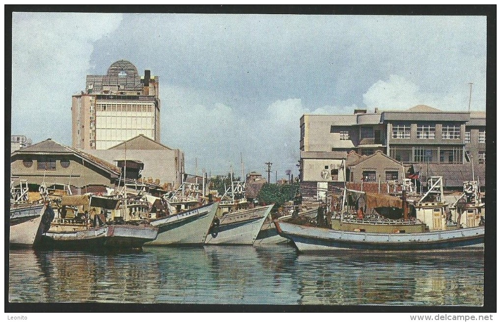 TAIWAN China Tainan Canal Card Used In HONG KONG 1966 - Taiwán