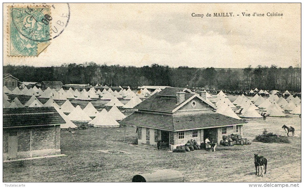 CPA MILITARIA CAMP DE MAILLY VUE D UNE CUISINE 1906 - Autres & Non Classés