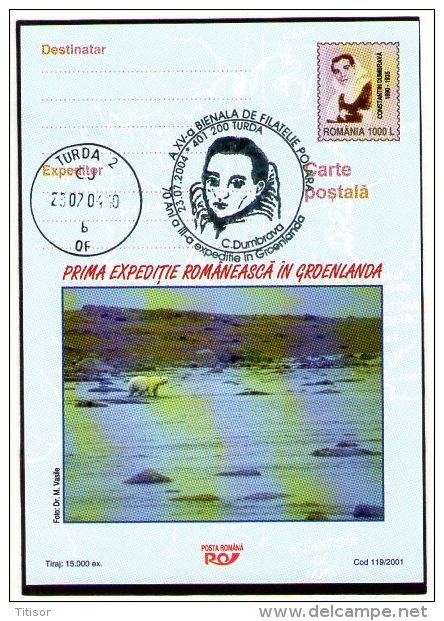 Constantin Dumbrava In Gronland (luci Cardboard). Turda 2004. - Polar Explorers & Famous People