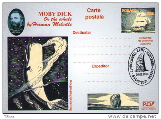 Whales - Moby Dick 9 Postal Stationaries . Bucuresti 2004. - Whales