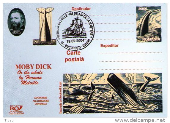 Whales - Moby Dick 9 Postal Stationaries. Bucuresti 2004. - Baleines