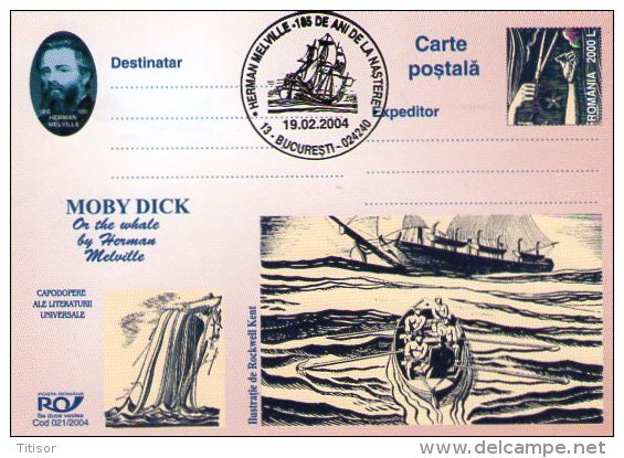 Whales - Moby Dick 9 Postal Stationaries. Bucuresti 2004. - Balene