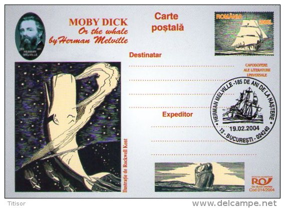 Whales - Moby Dick 9 postal stationaries. Bucuresti 2004.