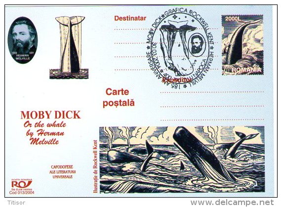 Whales - Moby Dick 9 Postal Stationaries. Cluj 2004. - Baleines