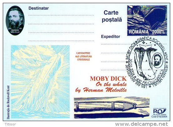 Whales - Moby Dick 9 postal stationaries. Cluj 2004.