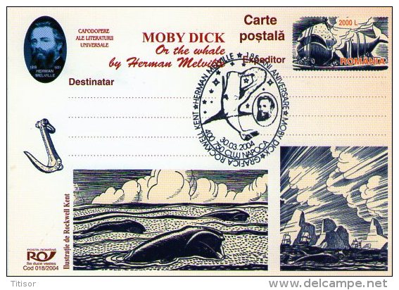 Whales - Moby Dick 9 postal stationaries. Cluj 2004.