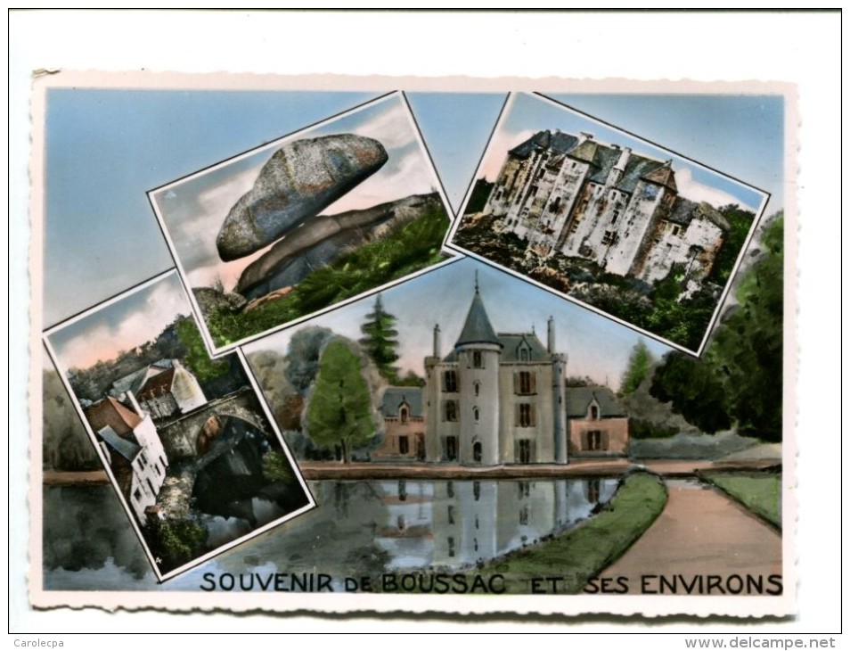 CP -  BOUSSAC (23) Souvenir - Boussac