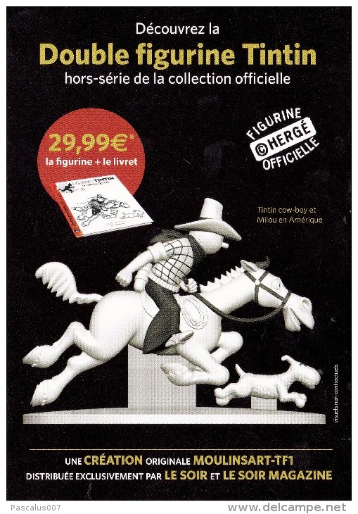 A27 - Carte Pulicitaire Tintin - Publicité. - Collections & Lots
