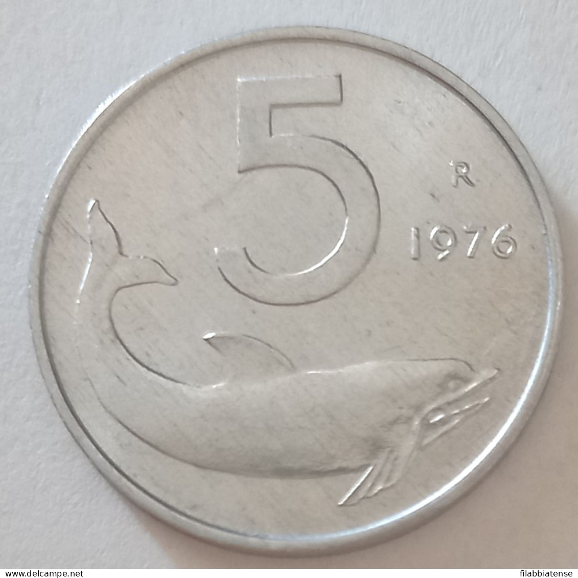 1976 - Italia 5 Lire     ----- - 5 Lire