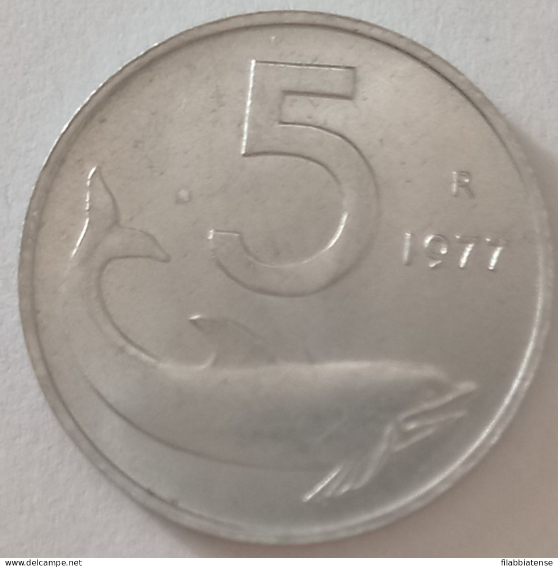 1977 - Italia 5 Lire   ----- - 5 Lire