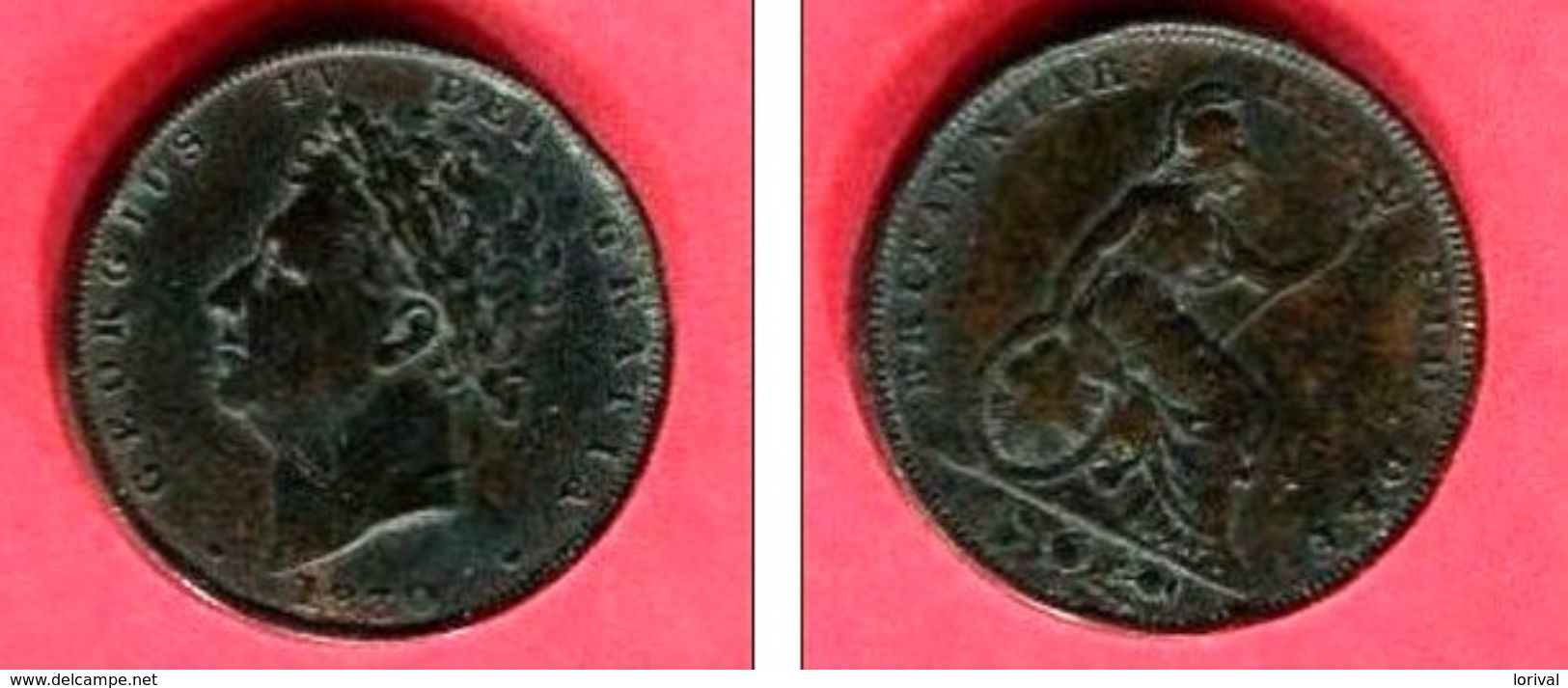 GEORGE IV FARTHING TB+  7 - Autres & Non Classés