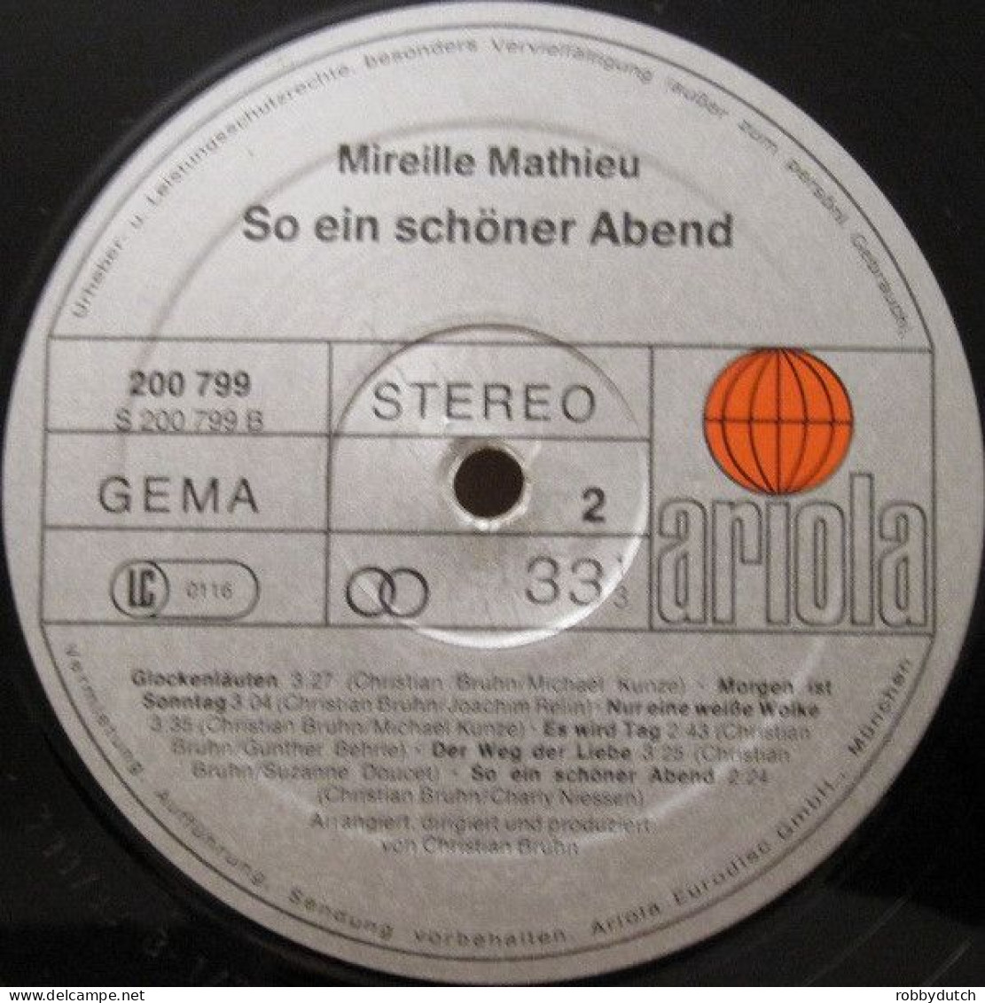 * LP *  MIREILLE MATHIEU - SO EIN SCHÖNER ABEND (Germany 1979) - Sonstige - Deutsche Musik