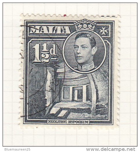 KING GEORGE VI - 1938 - Malta (...-1964)
