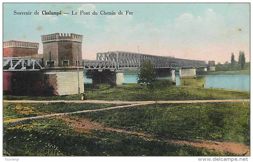 Fev14 802: Chalampé  -  Souvenir De  -  Pont Du Chemin De Fer - Chalampé