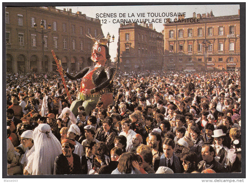 CPM - TOULOUSE - Scènes De La Vie Toulousaine - 4ème Série - Carnaval Place Du Capitole - Toulouse