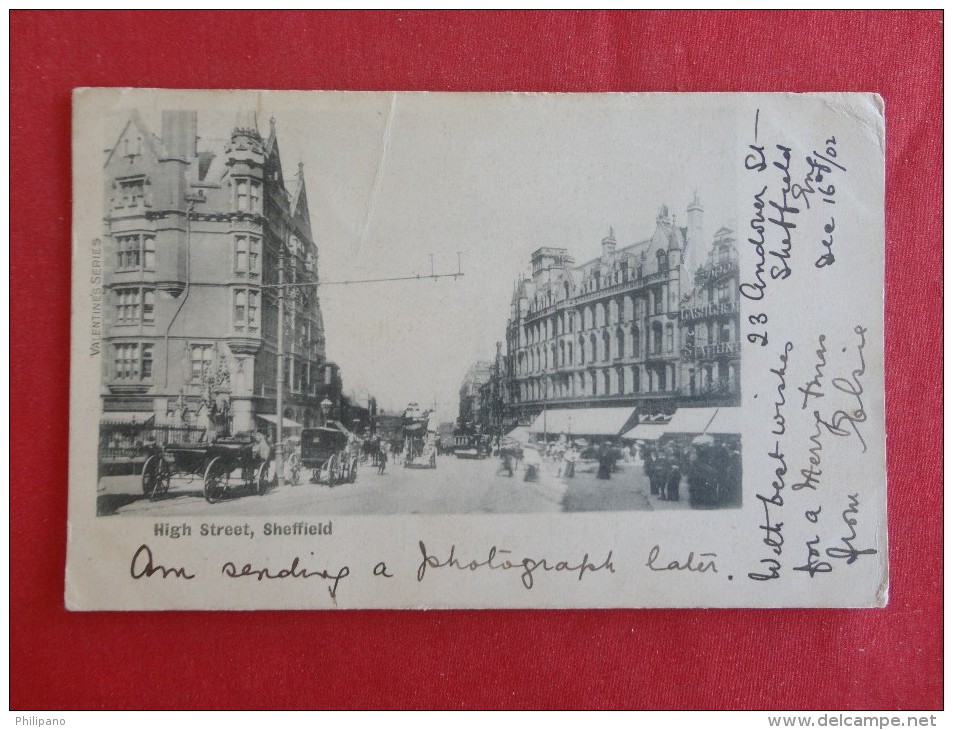 > England > Yorkshire > Sheffield High Street   Stamp & Cancel  Ref 1233 - Sheffield