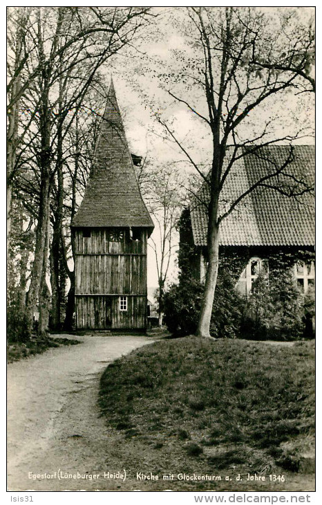 Allemagne - Germany - Basse Saxe - Egestorf ( Lüneburger Heide ) - Kirche Mit Glockenturm A. D. Jahre 1346 - Autres & Non Classés