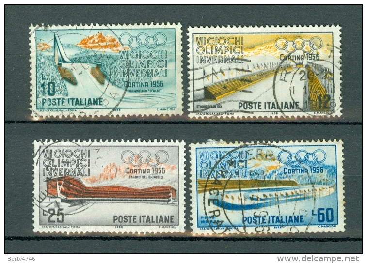 Italie 1956 S 172 Yv 720/23, Mi 958/61 Used - 1946-60: Usati