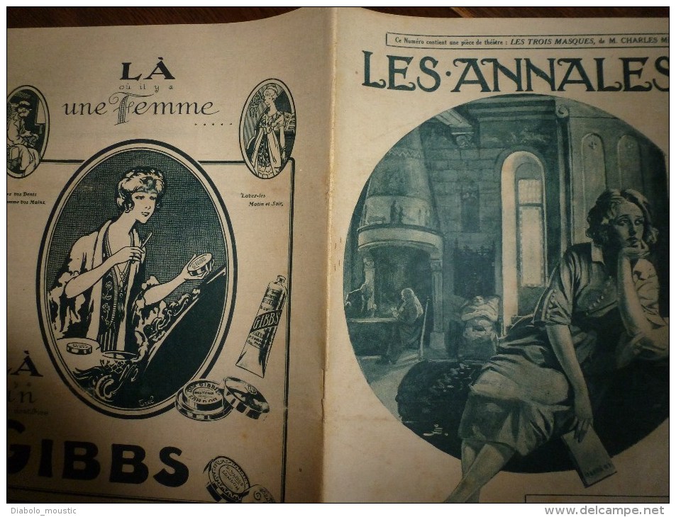 1919 :Alsace-Lorraine;HANSI; Haguenau; Odéon Et Incendie; Origines Du Pantalon Rouge; VERLAINE; Oeuvre Du Vieux Vêtement - Autres & Non Classés