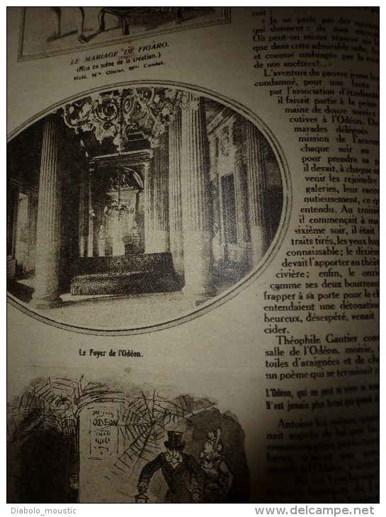 1919 :Alsace-Lorraine;HANSI; Haguenau; Odéon et incendie; Origines du pantalon rouge; VERLAINE; Oeuvre du Vieux vêtement