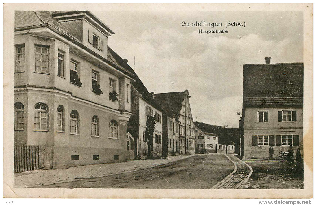 Allemagne - Germany - Bavière - Gundelfingen ( Schwimmbad ) - Hauptstrasse - état - Gundelfingen