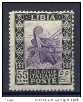 Libia 1924 50c. Senza Filigrana Sass.52 */MH VF/F Cert Diena - Libye