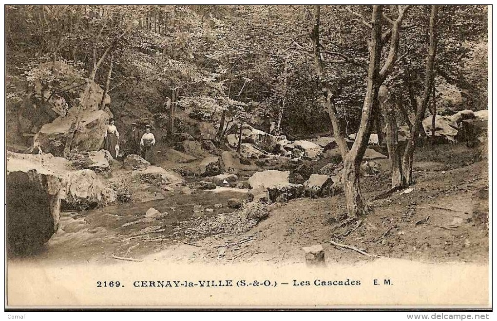 CPA -  CERNAY LA VILLE - Les Cascades - - Cernay-la-Ville