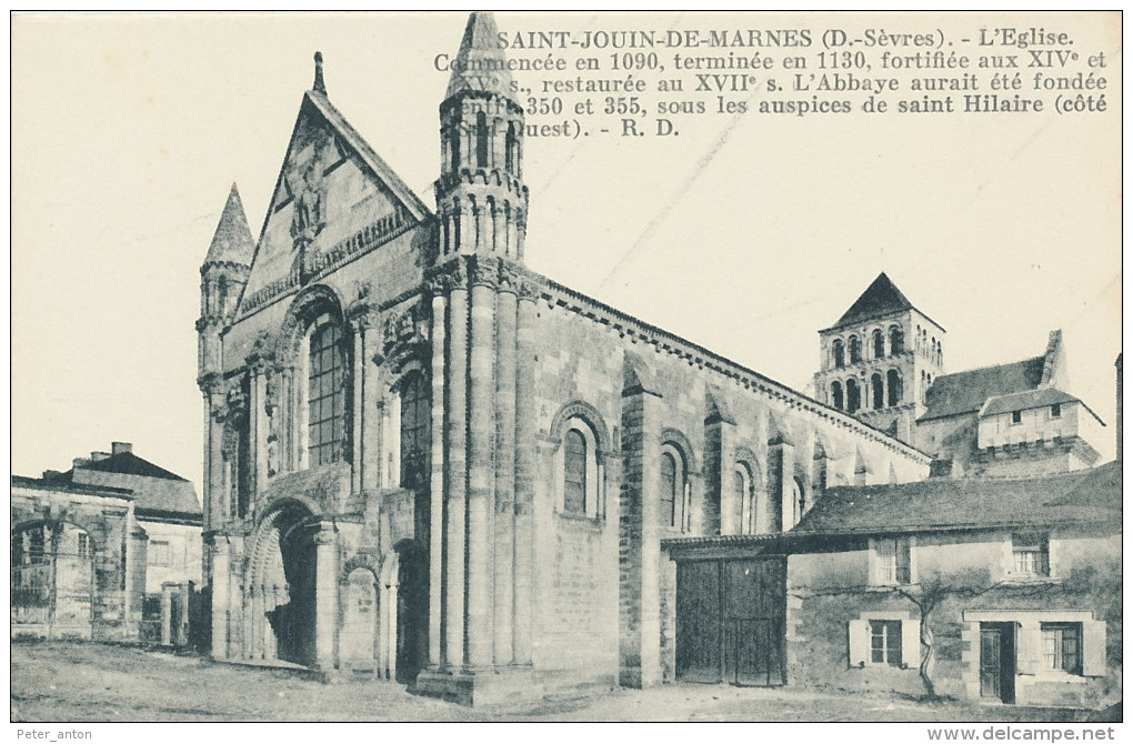 Saint Jouin De Marnes  (D.S.) L'Eglise - Saint Jouin De Marnes