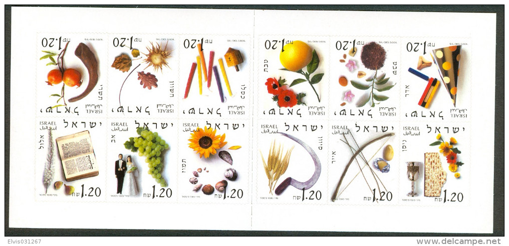 Israel BOOKLET - 2002, Michel/Philex Nr. : 1649-1660, - MNH - Mint Condition - - Booklets