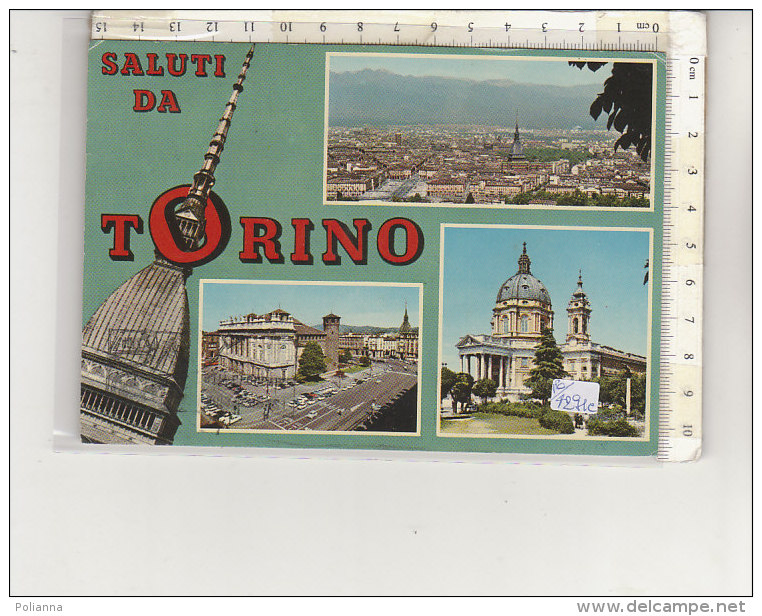 PO4291C# TORINO - MOLE ANTONELLIANA - BASILICA DI SUPERGA  VG 1968 - Multi-vues, Vues Panoramiques