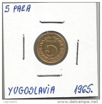 G2 Yugoslavia 5 Para 1965. KM#43 - Joegoslavië