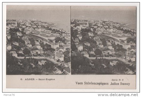 Vues Stéréoscopiques Julien Damoy - ALGER - Saint-Eugène - Stereoscopische Kaarten