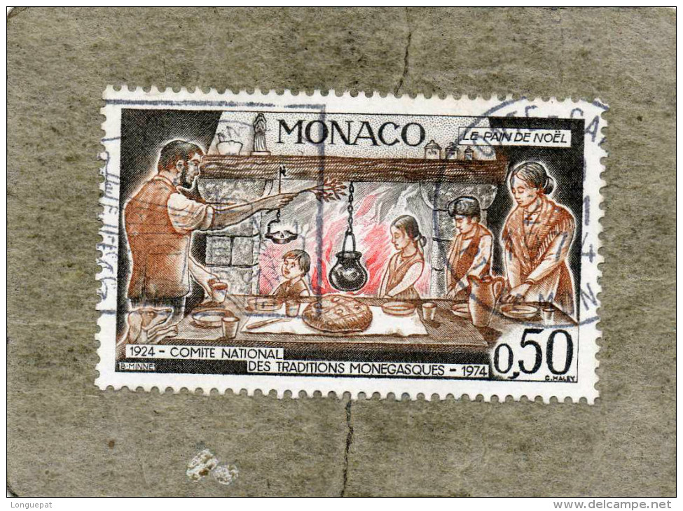 MONACO :  50 Ans Du Comité National Des Traditions Monagasques : Bénédiction Du Pain De Noël - - Usados