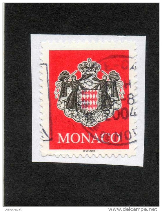 MONACO :  Armoiries De Monaco. - Usados