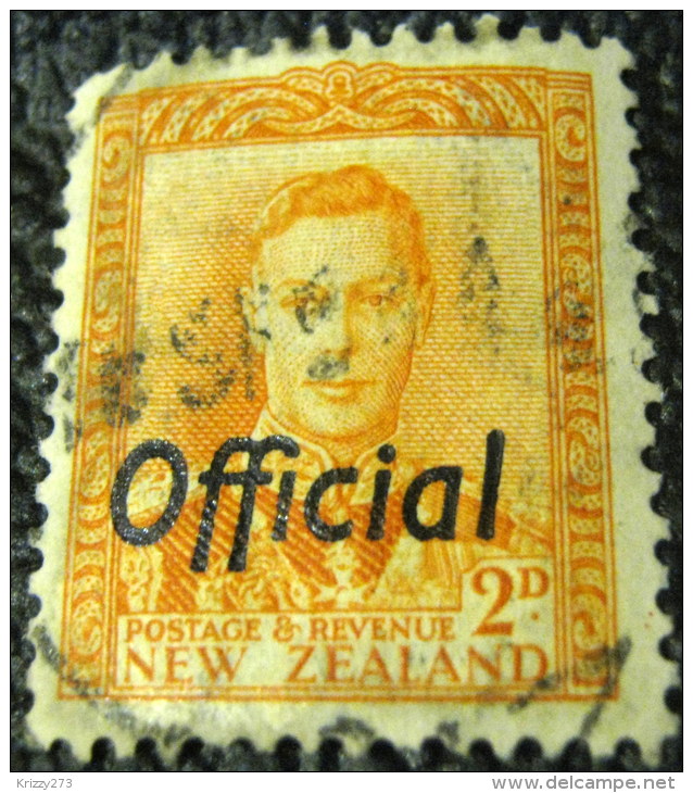 New Zealand 1938 King George VI Official 2d - Used - Service