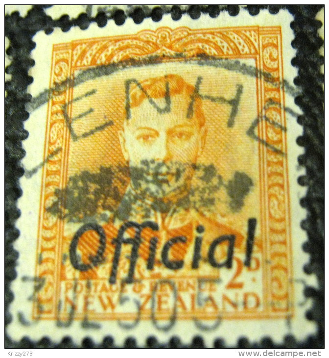 New Zealand 1938 King George VI Official 2d - Used - Officials