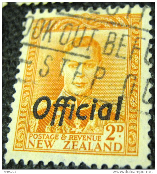 New Zealand 1938 King George VI Official 2d - Used - Dienstzegels