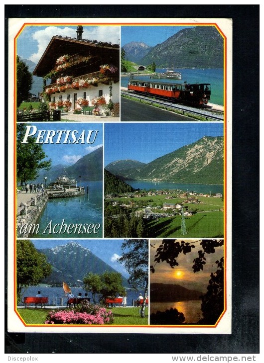 F1535 Grusse Aus Pertisau - Ferienort Am Achensee, Tirol  - Navi, Ship Bateau, Train, Zug, Treno - Nice Stamp And Timbre - Pertisau