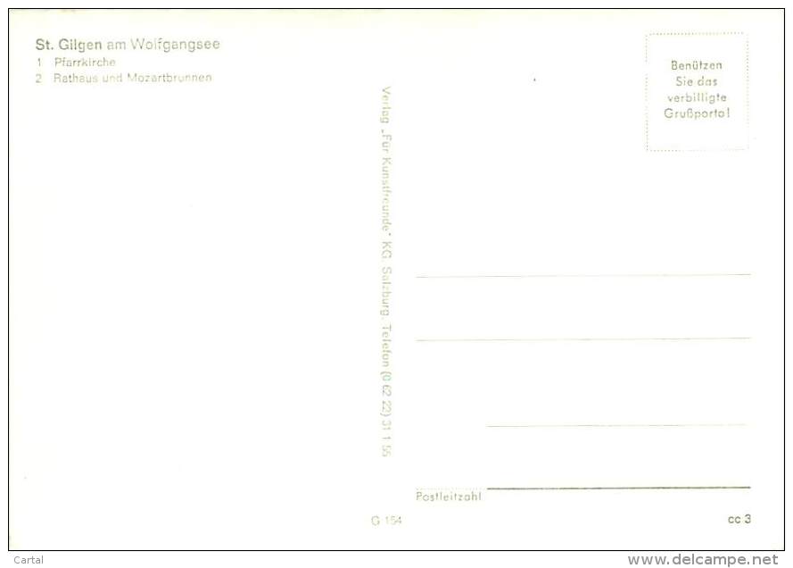 CPM - St. Gilgen Am Wolfgangsee - St. Gilgen