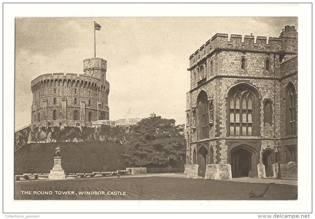 Cp, Angleterre, Windsor Castle, The Round Tower - Windsor Castle
