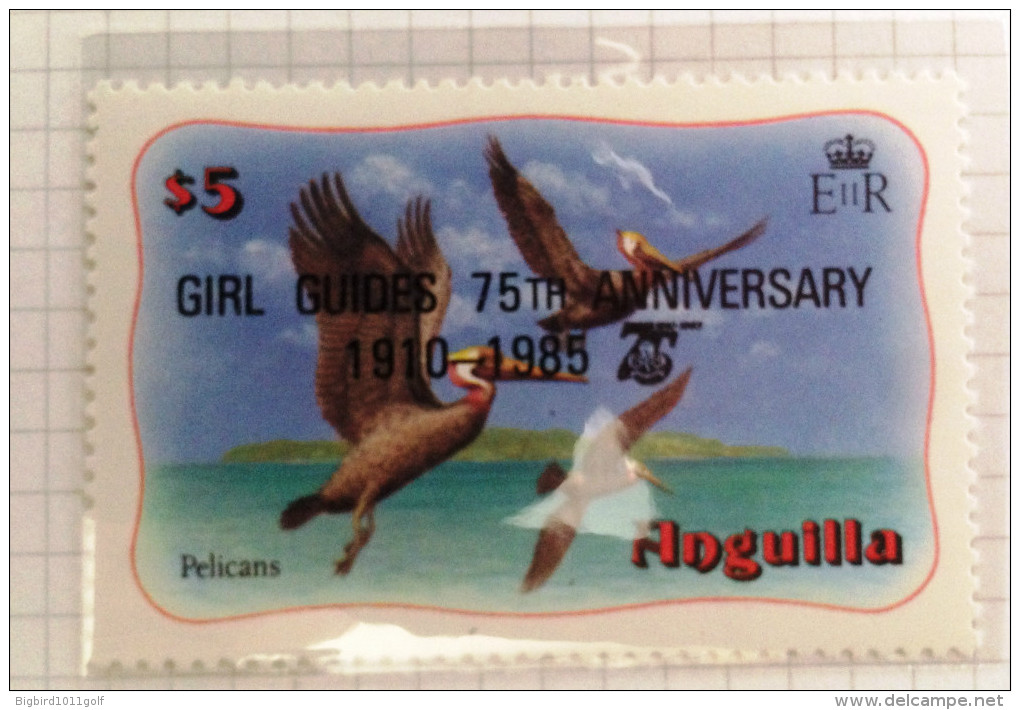 Anguilla 1985  Overprint  Girl Guides    Bird  Mnh 1v - Autres & Non Classés