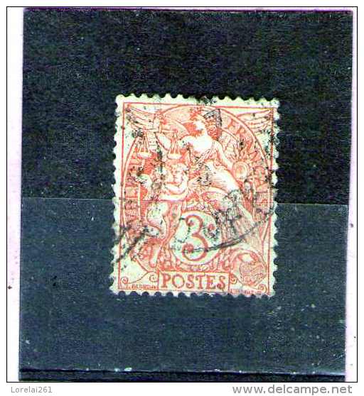 1900 - BLANC  Mi No 88 Et Yv 109 - 1900-29 Blanc