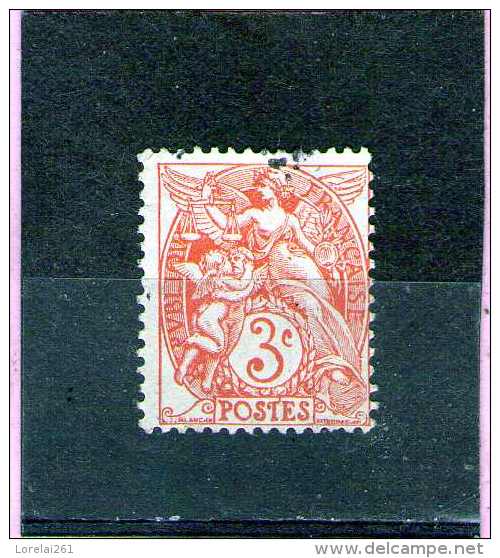 1900 - BLANC  Mi No 88 Et Yv 109 - 1900-29 Blanc