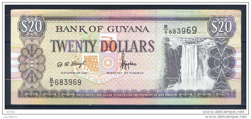 GUYANA  20 DOLLARDS 1996 - Guyana