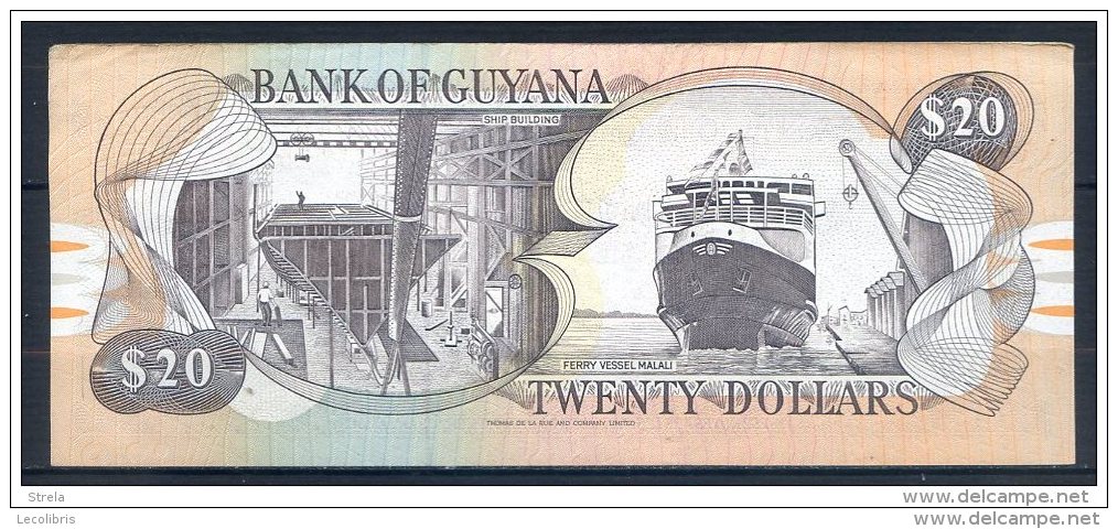 GUYANA  20 DOLLARDS 1996 - Guyana